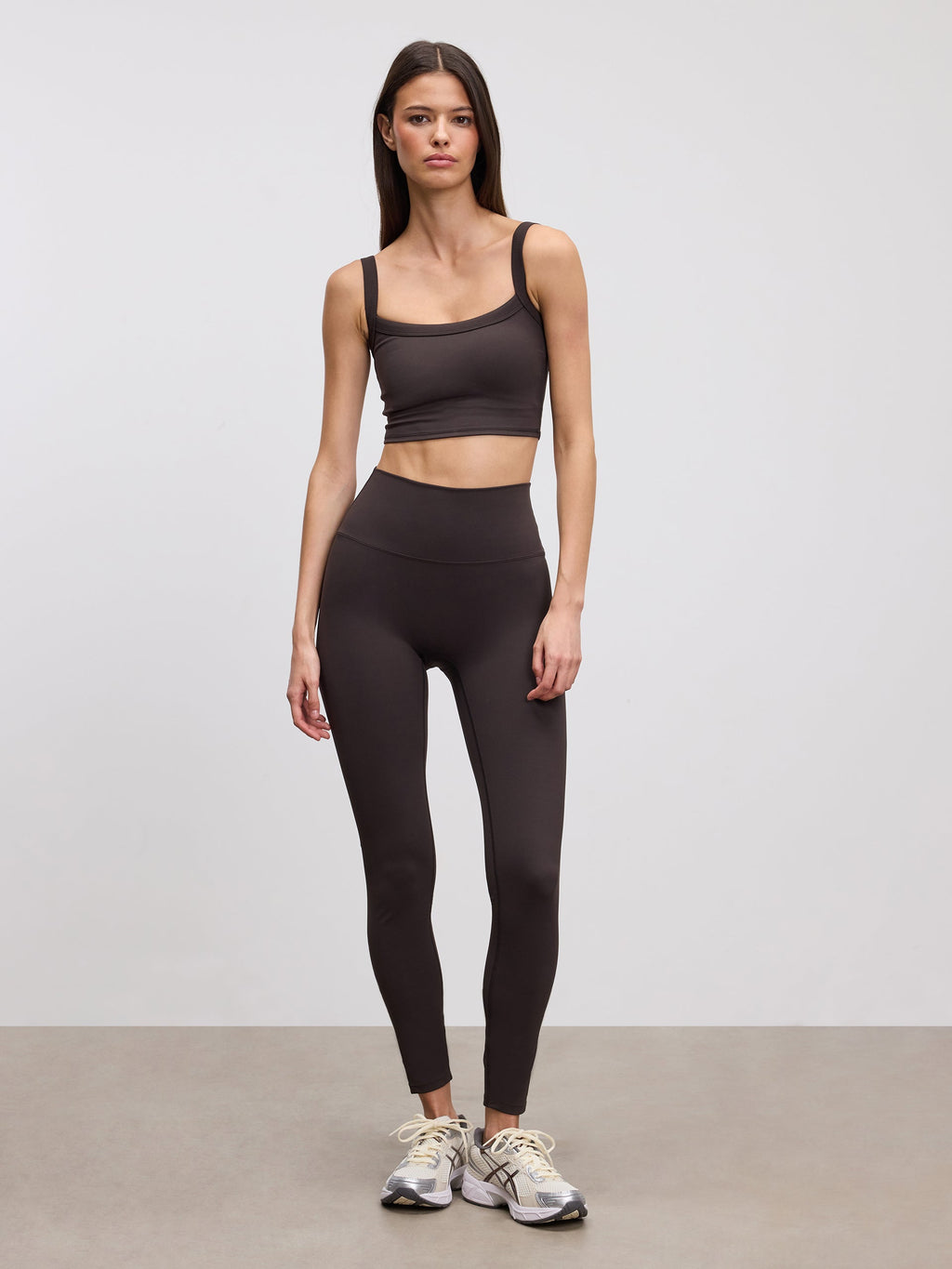 Womens Active Sports Bra in Brown