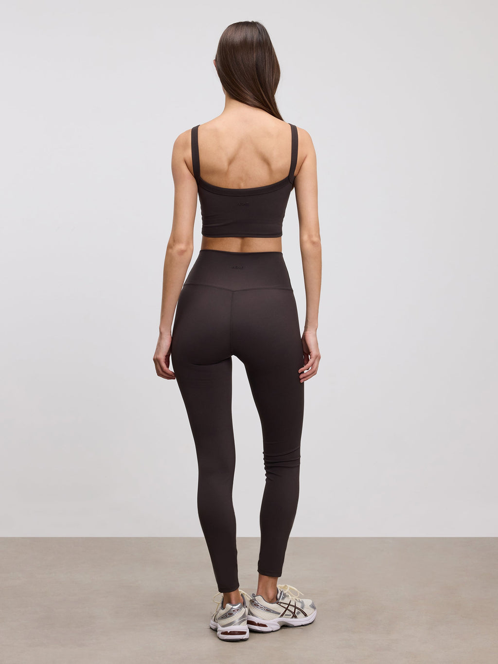 Womens Active Sports Bra in Brown