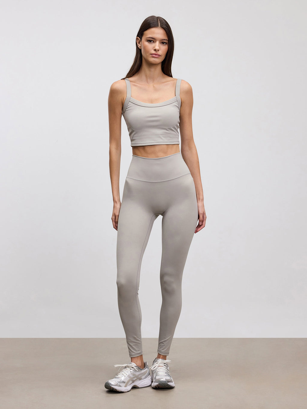 Womens Active Legging in Stone