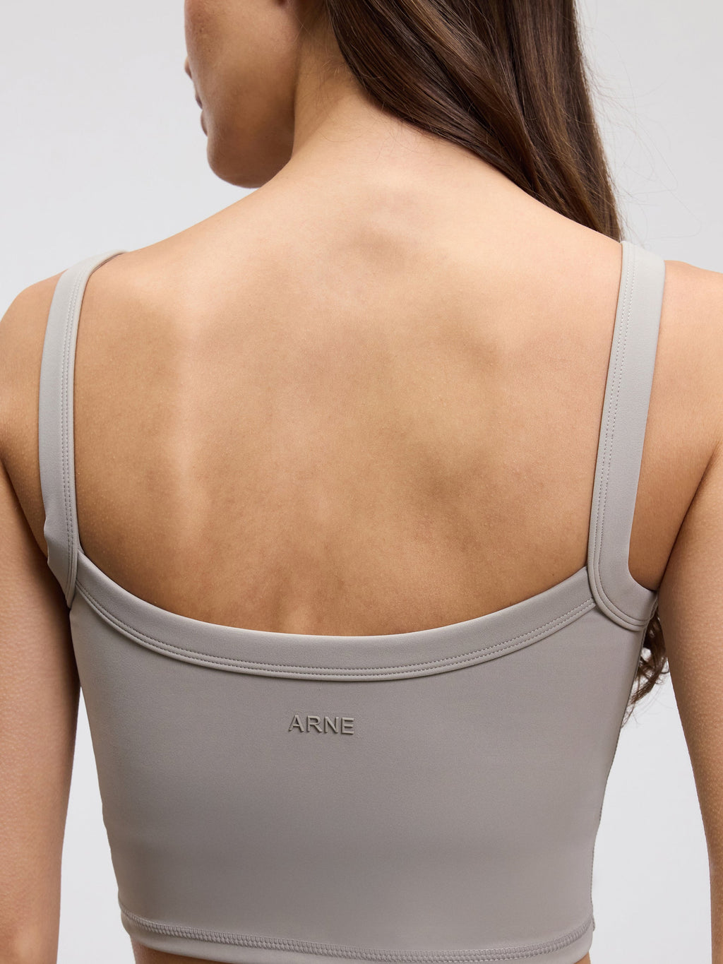 Womens Active Sports Bra in Stone