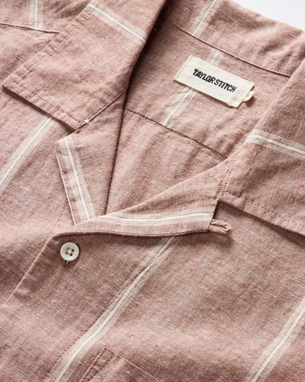The Hawthorne Shirt in Dried Fig Stripe