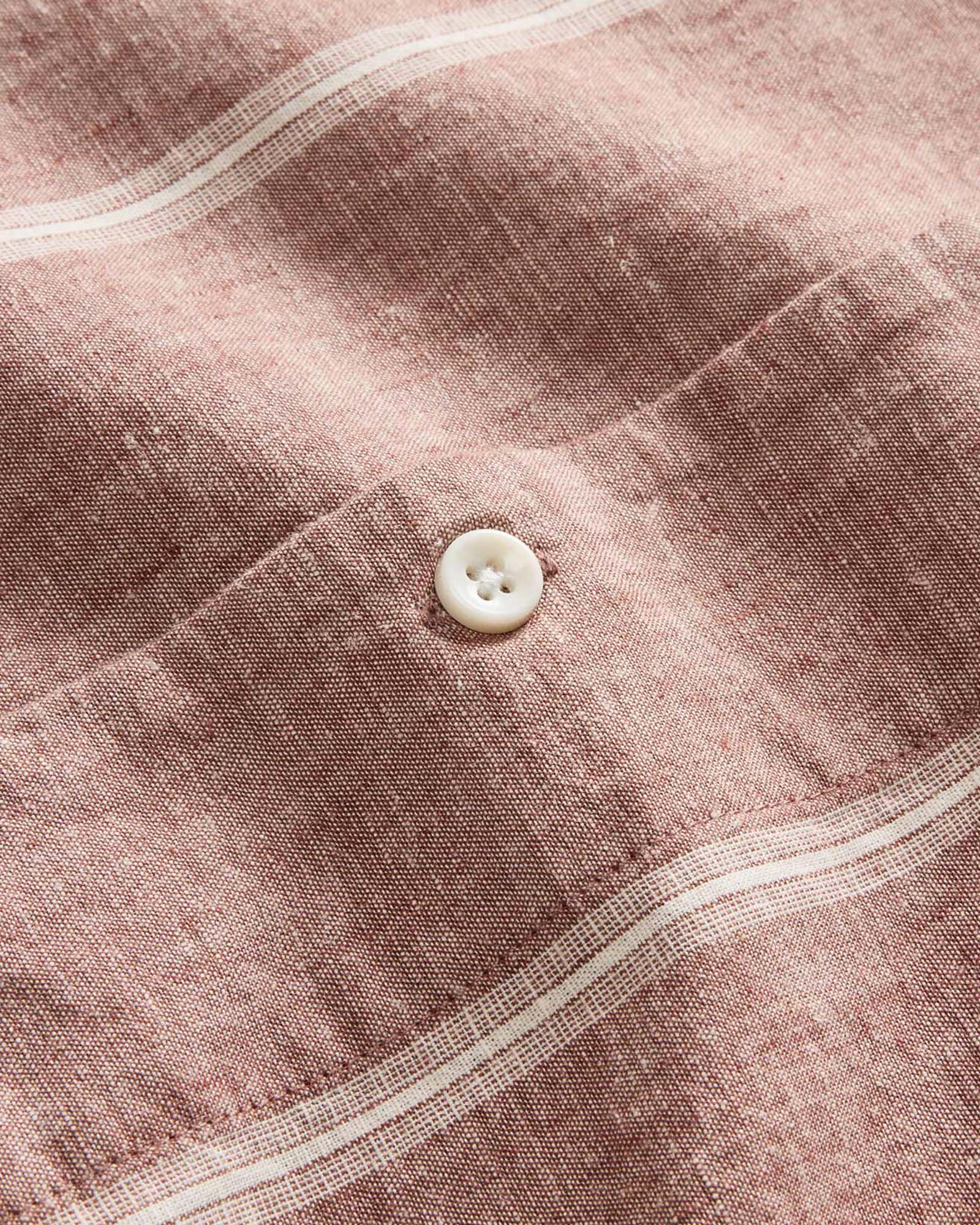 The Hawthorne Shirt in Dried Fig Stripe