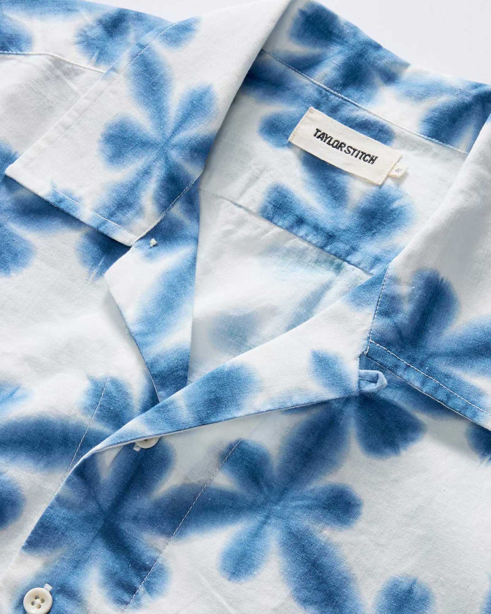 The Davis Shirt in Vintage White Fractal