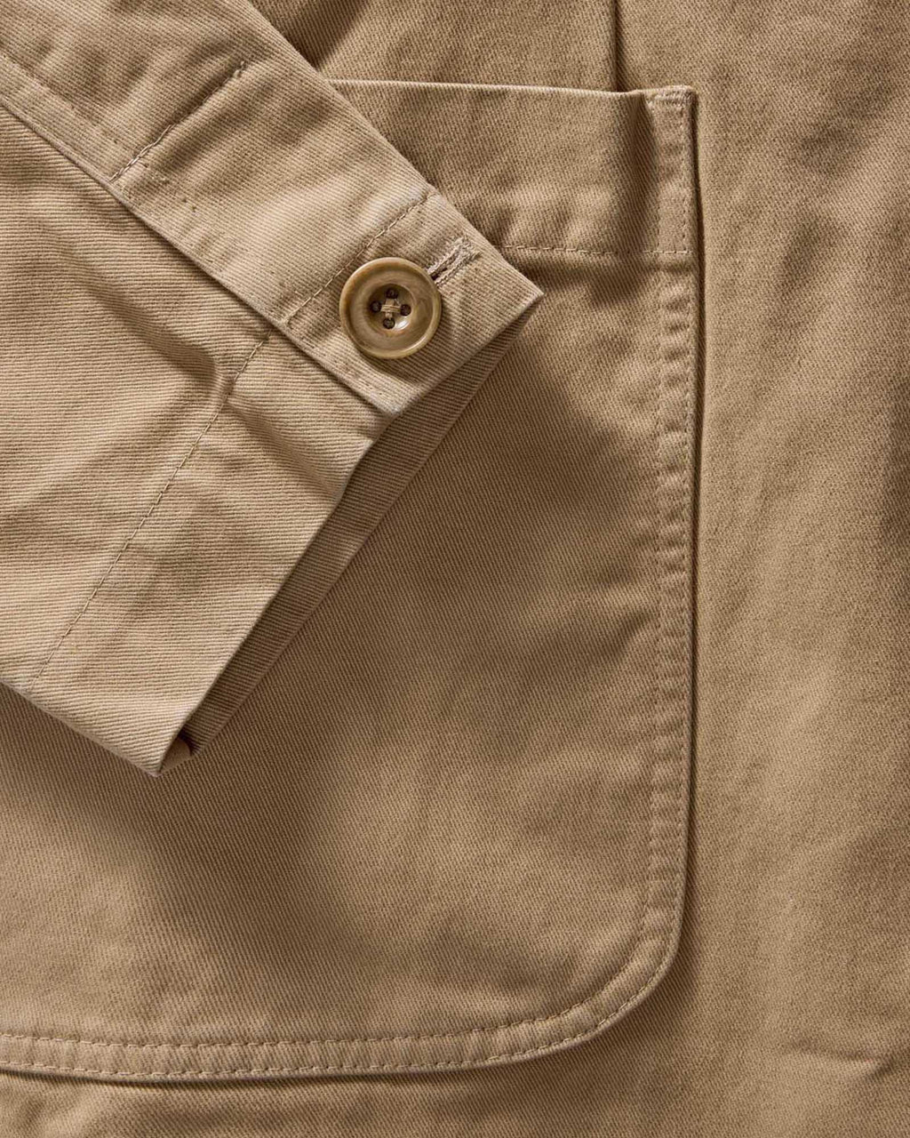 The Foundation Sportcoat in Organic Khaki Twill
