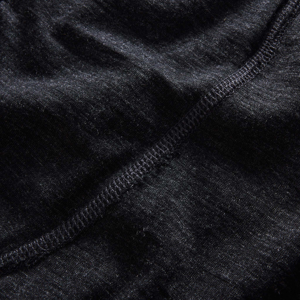 The Merino Boxer in Heather Black