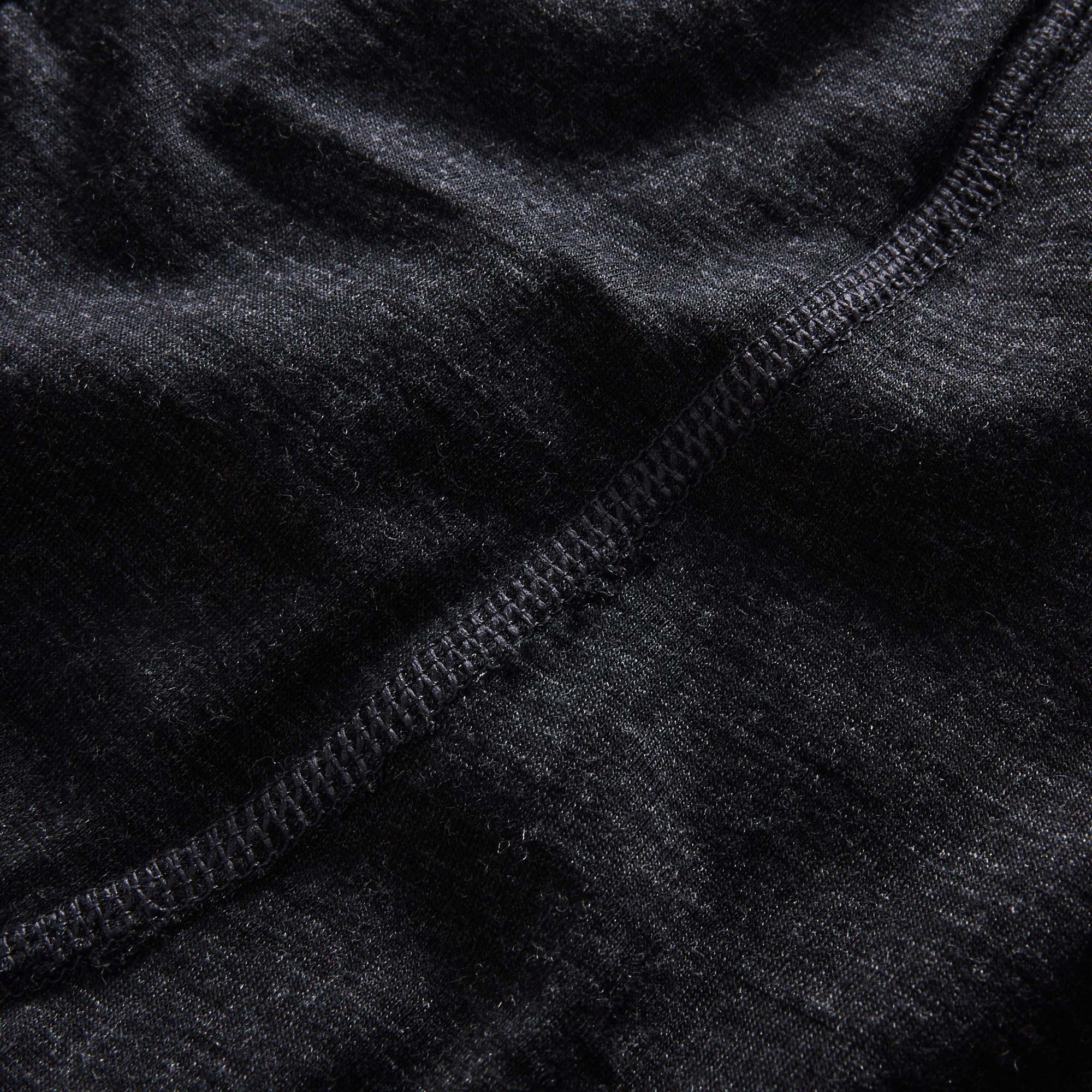 The Merino Boxer in Heather Black
