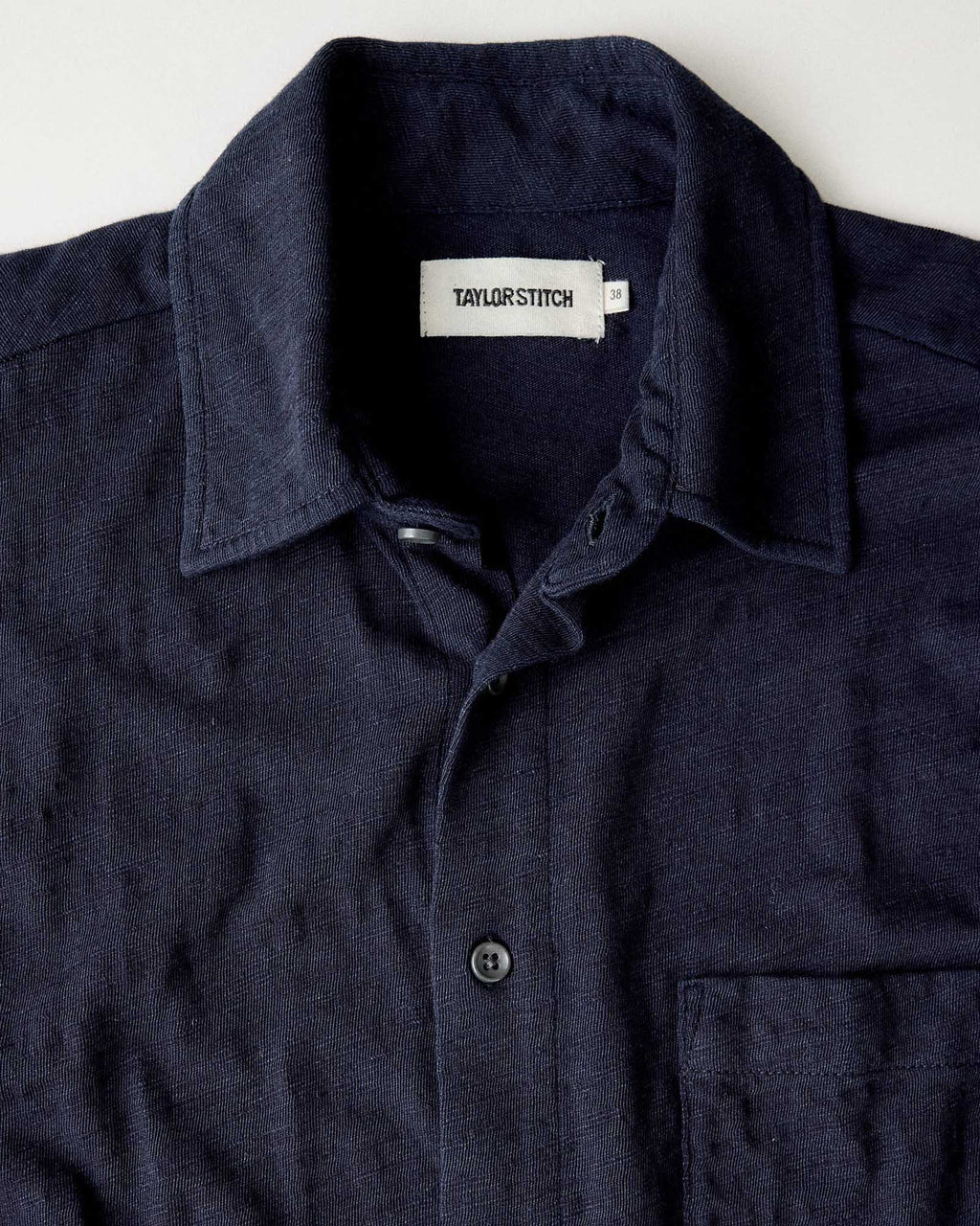 The Short Sleeve California in Rinsed Indigo Slub