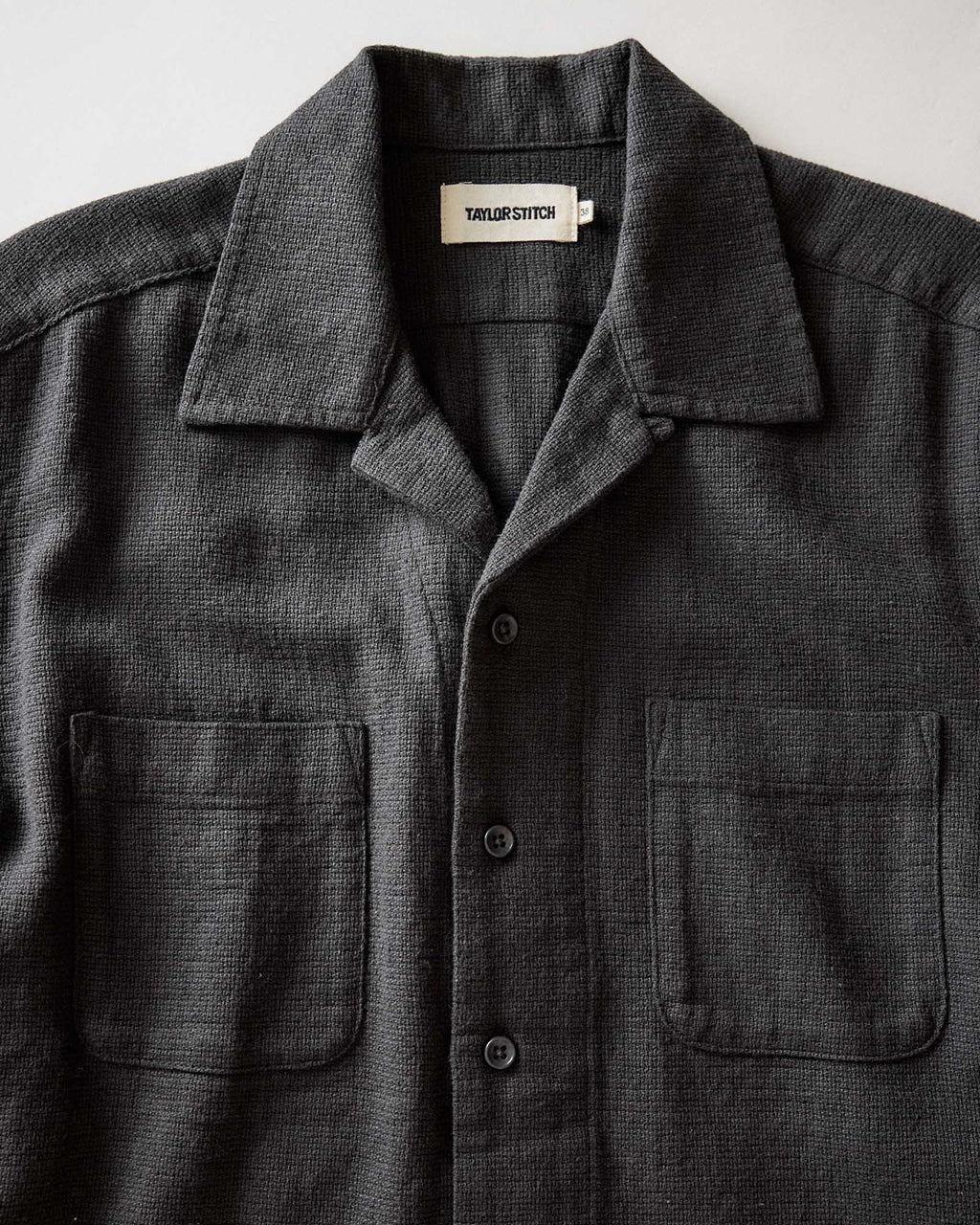 The Conrad Shirt in Faded Black Linen
