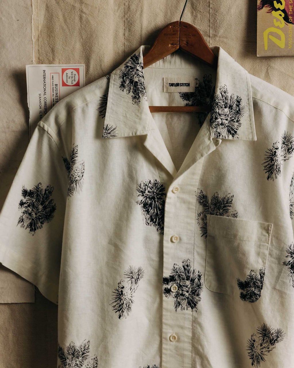 The Hawthorne Shirt in Cactus Sketch