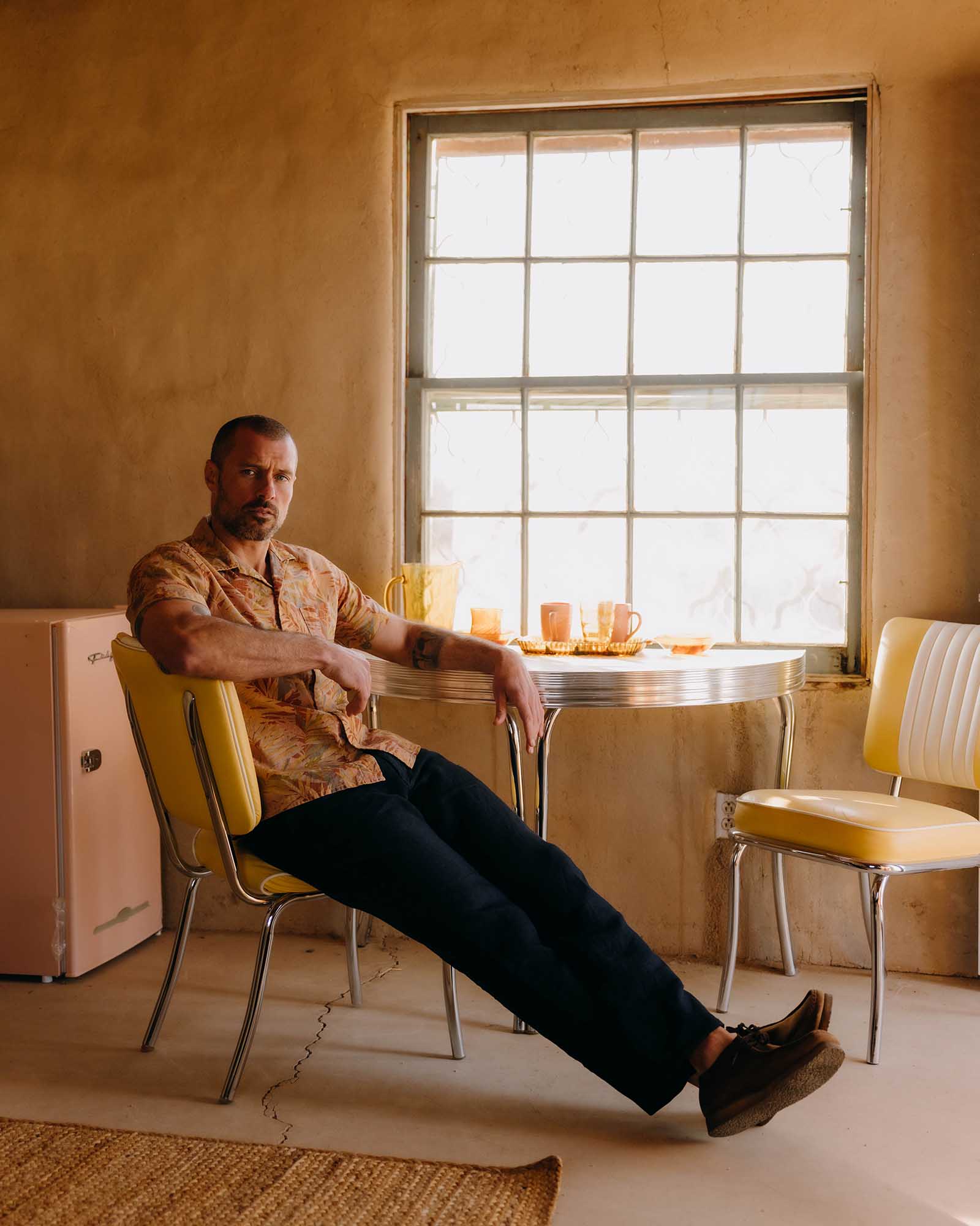 The Hawthorne Shirt in Tea Desert Palm