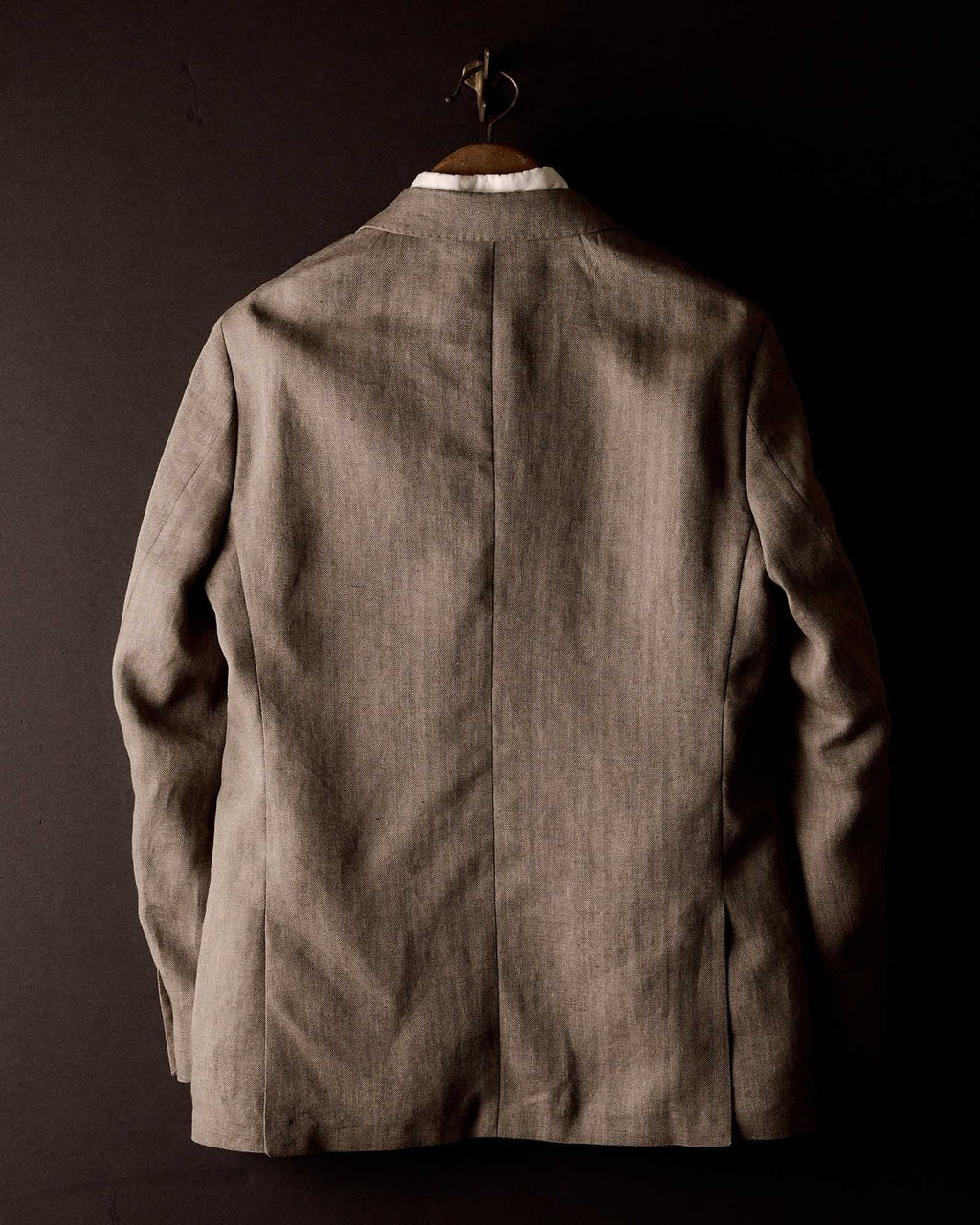 The Stevens Sportcoat in Coffee Linen Herringbone