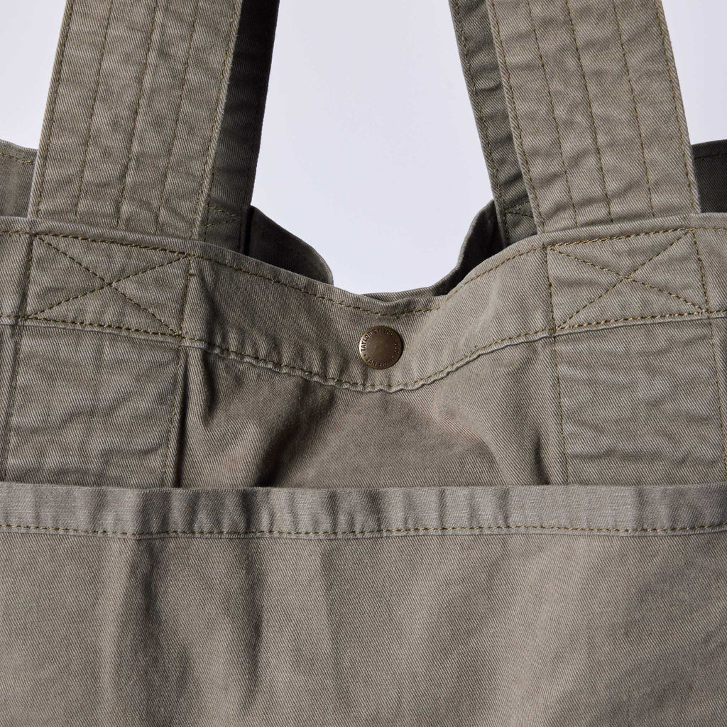 The Foundation Tote in Organic Smoked Olive