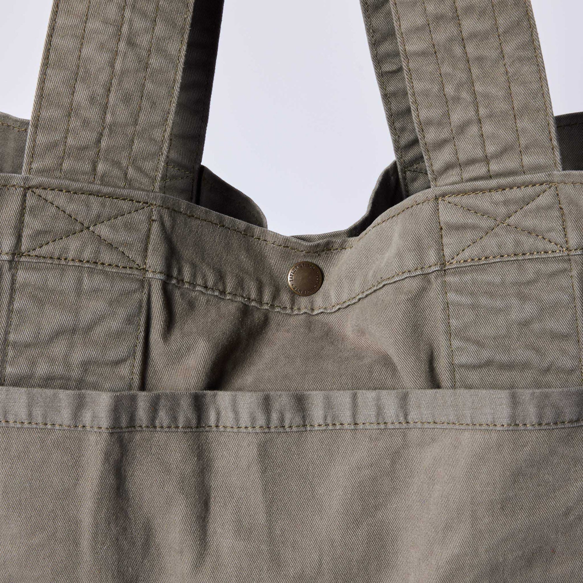 The Foundation Tote in Organic Smoked Olive