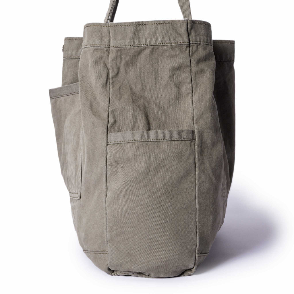 The Foundation Tote in Organic Smoked Olive