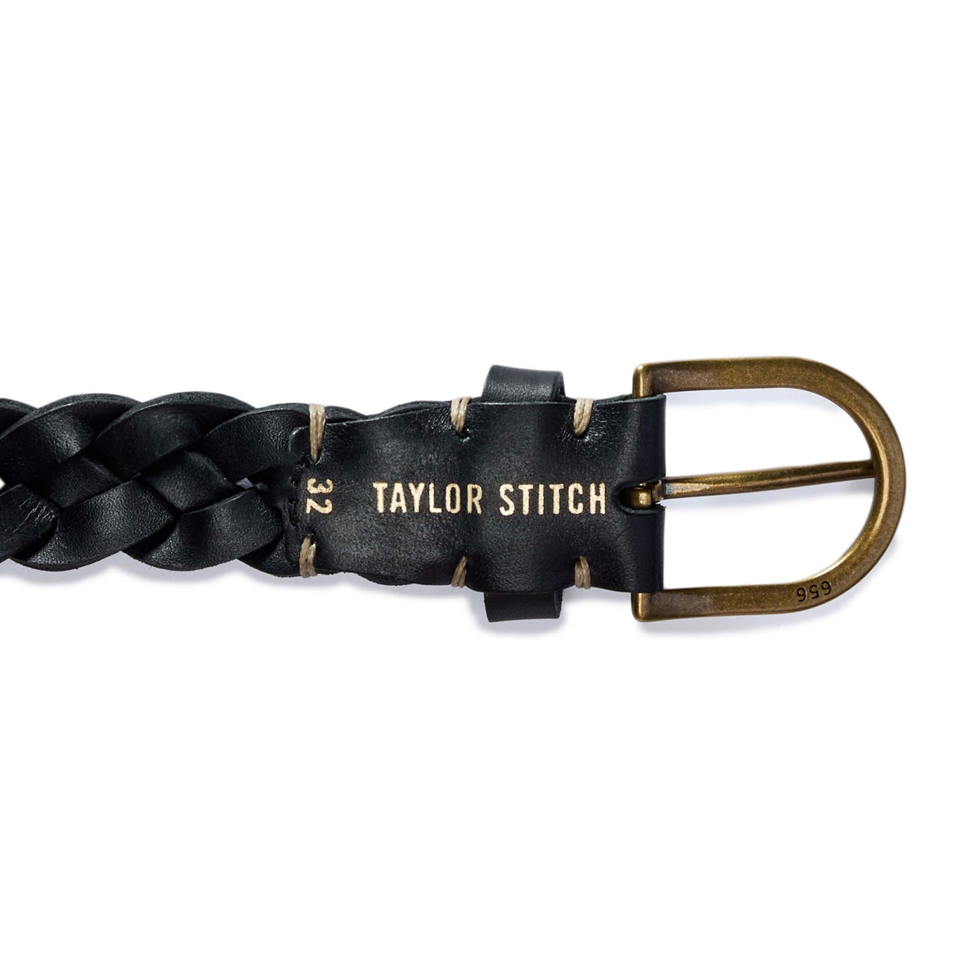 The Braided Belt in Black