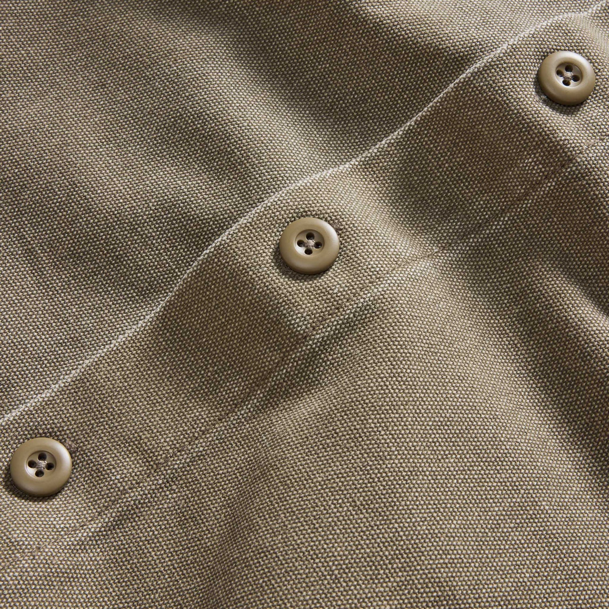 The Shop Shirt in Stone Chipped Canvas
