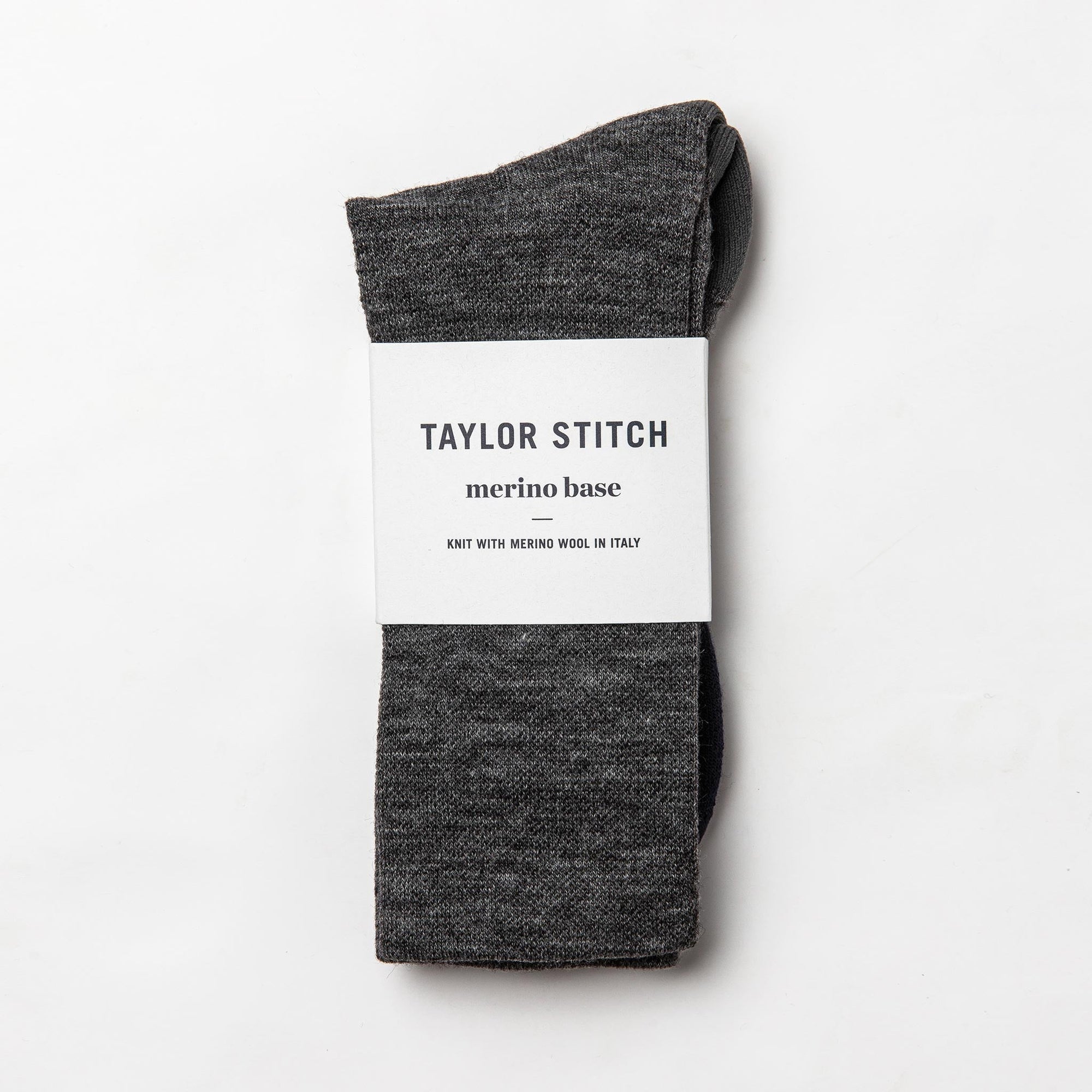 The Merino Sock in Charcoal