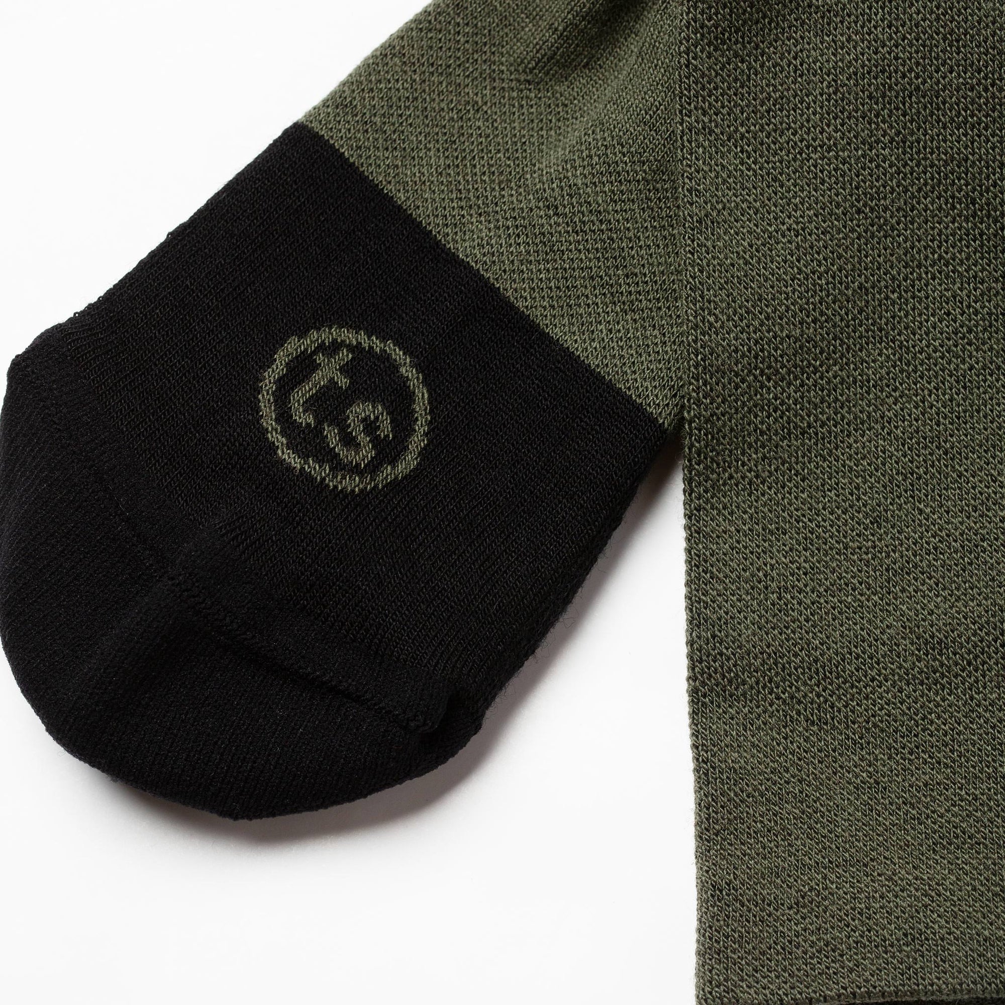 The Merino Sock in Olive